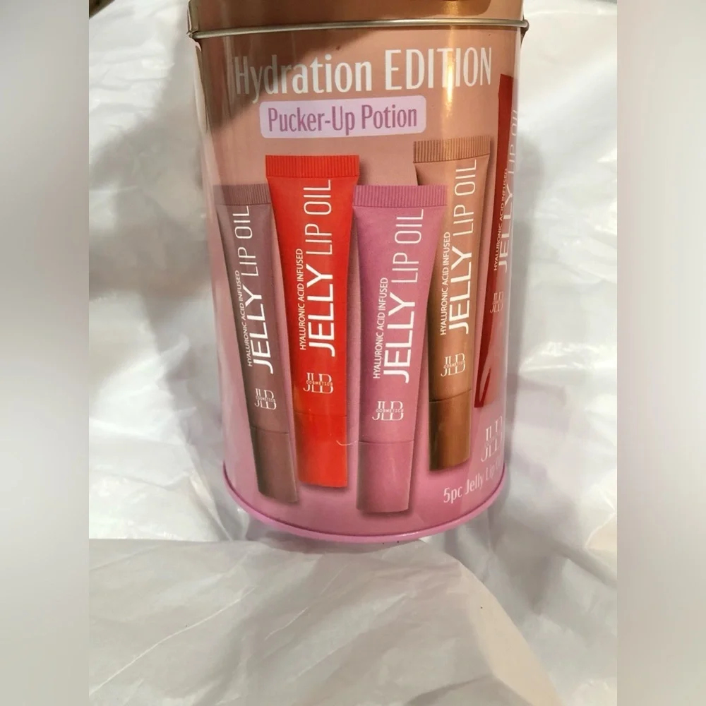 5piece Pucker up potion hydrating hyaluronic acid‎ infused jelly lip oil new